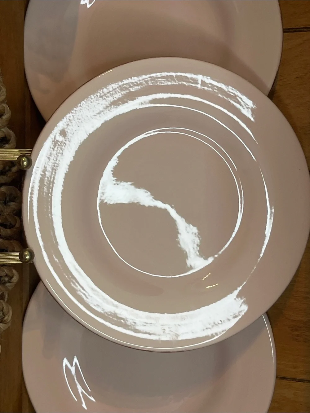 Pottery Barn- Morning Story, Set of 4 8.5” diameter Salad Plates - Discontinued